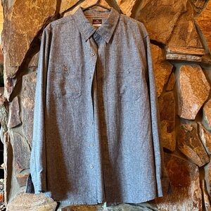 Classic Gray Button-Down Shirt